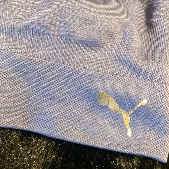 PUMA sports bra, straps cross or straight, size large, dark purple - Picture 4 of 4